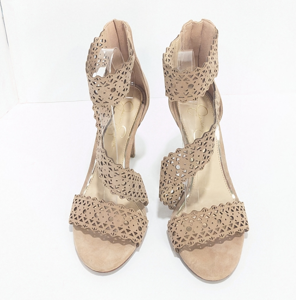 Jessica Simpson Suede Jastia Heels - Picture 6 of 16